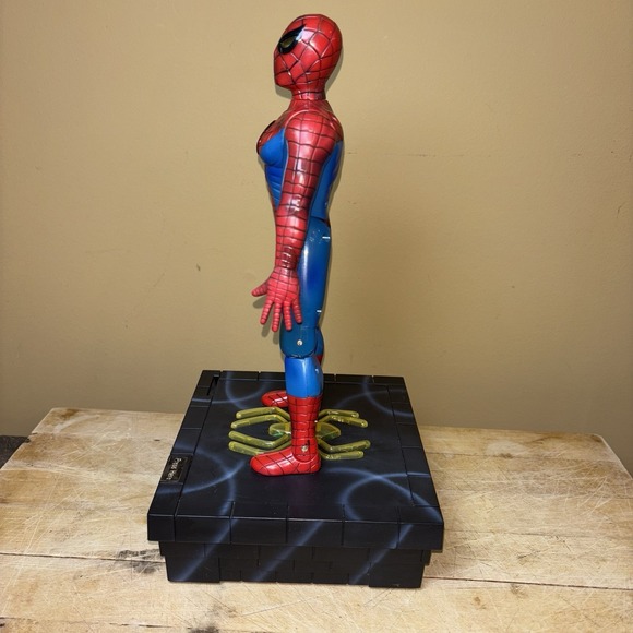 2002 Marvel Spider-Man Talking Animated Bank Tested And‎ Working - Picture 5 of 6